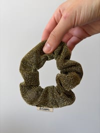 Image 1 of Shimmer knit scrunchie 