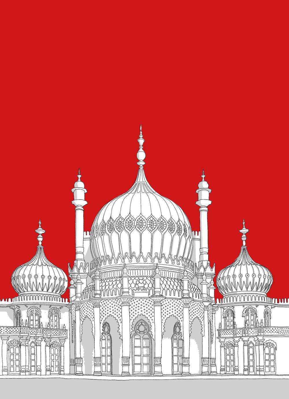 Brighton Pavilion Print