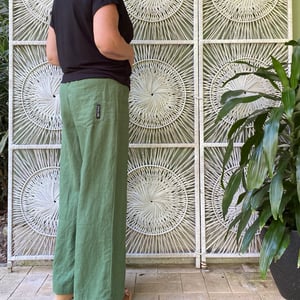 Image of Linea pants - Linen - Spring Green