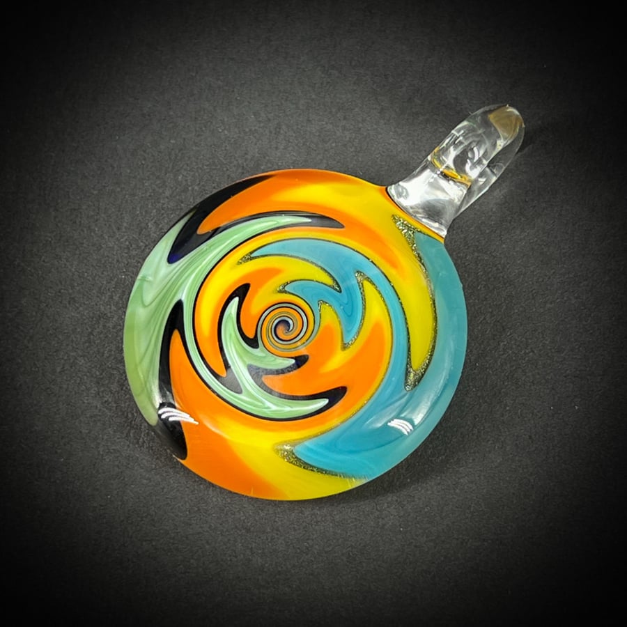 Image of Reversable Spiral Pendant 4