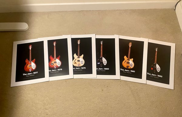 Image of £50 Instead of £150!!! The Jam Rickenbacker Collection