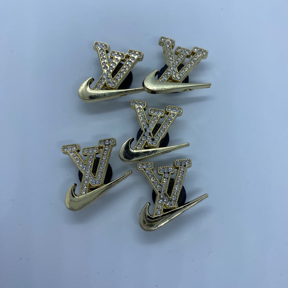 Image of Gold Check Charm