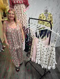 Image 1 of Cleo - Polka Dot Vest 