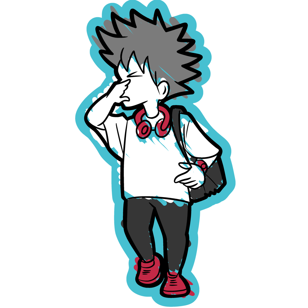 Image of Jujutsu Kaisen Fushiguro Sticker (End Credits)