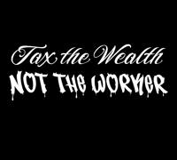 Image 4 of Tax the Wealth, Not the Worker Unisex t-shirt