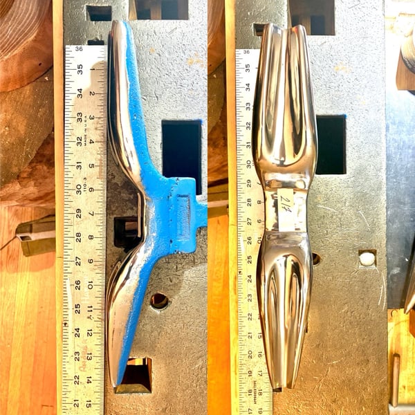 Image of Used Steel Creasing Stake (item 217)