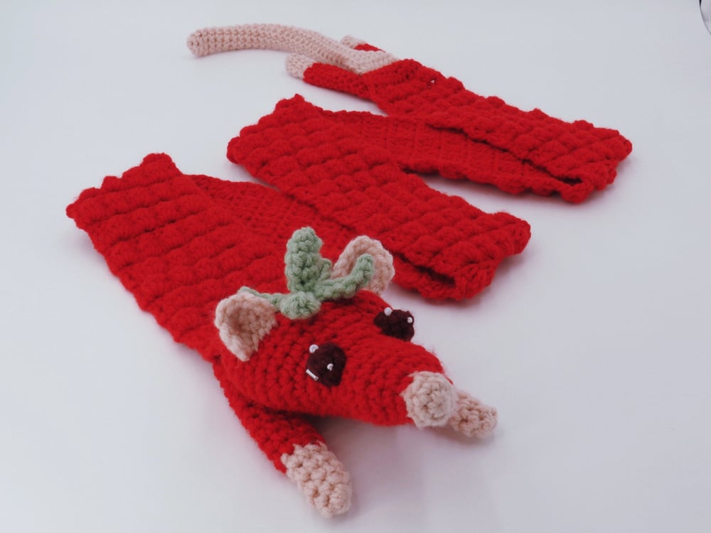 Image of Raspberry Rat Scarf