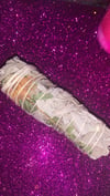 “Cedar “wrapped white sage small bundle 