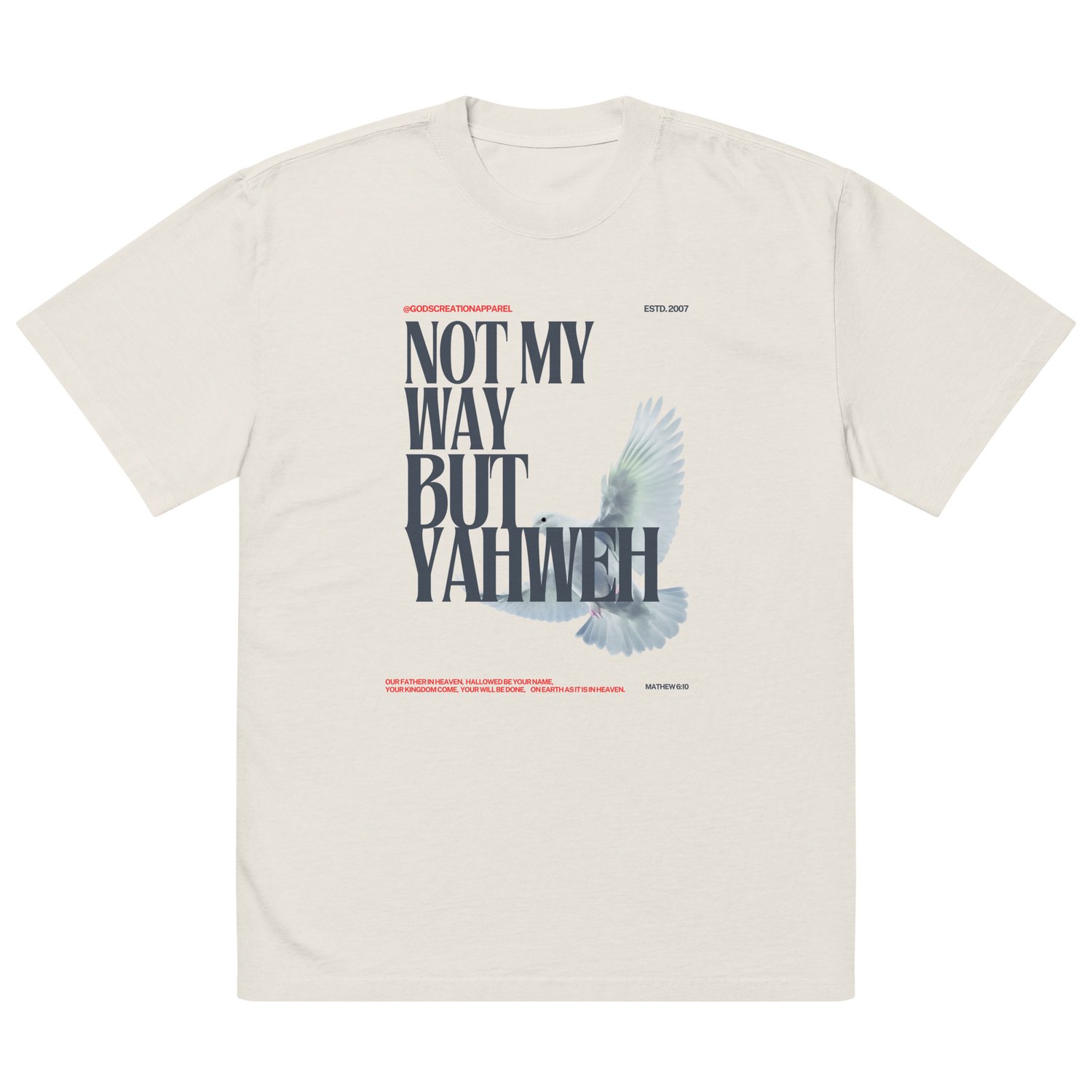 Image of Not My Way Tan Oversized T-Shirt