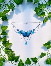 Image 4 of 🦋Morpho Butterfly Chocker🦋