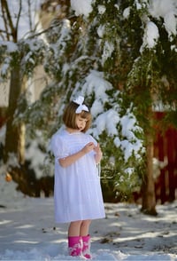 Image 6 of Dotted Swiss ‘Sutherland’ Heirloom Collection 