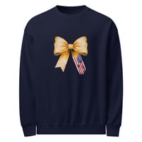 Image 1 of American Ribbon Crew neck sweatshirt