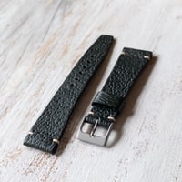 Image 4 of 21mm Corfam Style Pigskin In Racing Green