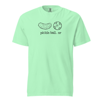 Image 4 of "pickle ball.. er" Unisex Garment-dyed Heavyweight T-shirt