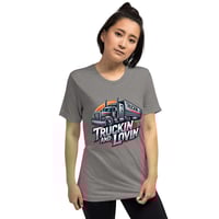 Image 2 of Kill Love #TruckinandLovin Unisex Tri-Blend Short sleeve t-shirt