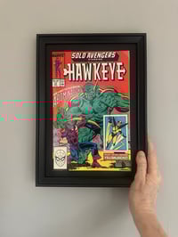 Image 6 of Hawkeye, Solo Avengers, framed complete vintage Marvel comic, No 12 November 1988
