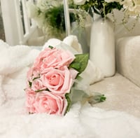 Image 1 of Mother’s Day Pink Rose Faux Bouquet 