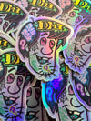 Zombie Zoinks Holographic Stickers 