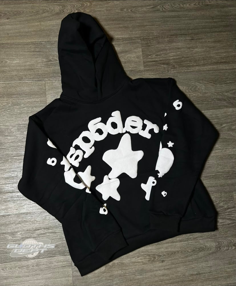 Image of Spider Black/White Hoodie