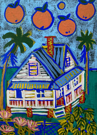 Image 1 of Artist Original Painting | FLA House No. 2