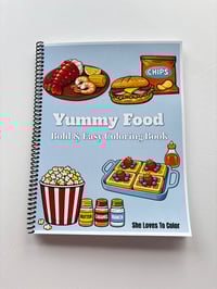 Image 1 of Yummy Food Coloring Book 22pg (Ships Starting Jan14th)