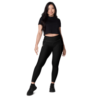 Image 3 of PHRZK "Aotearoa Forever " Black Womens Leggings 