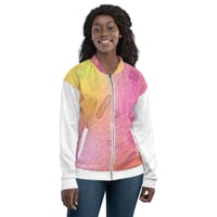 Image 2 of Pink Virus Unisex Bomber Jacket