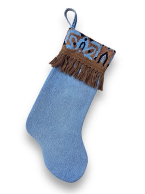 Image of CHRISTMAS STOCKING - DENIM
