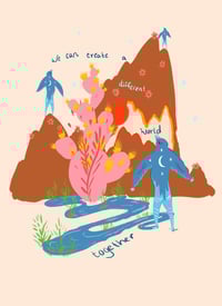 we can create a different world together 