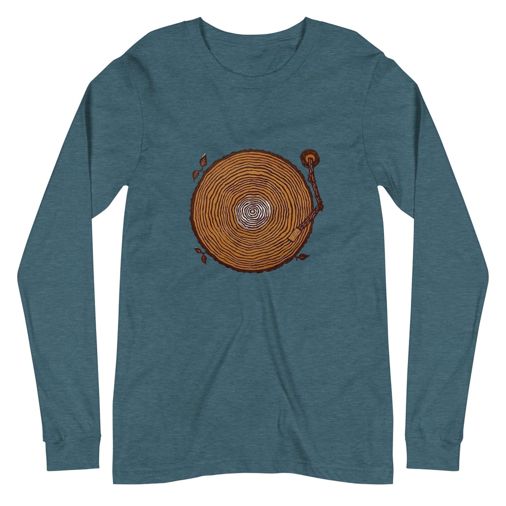 Image of Cross-Section Long Sleeve Tee - Bella+Canvas