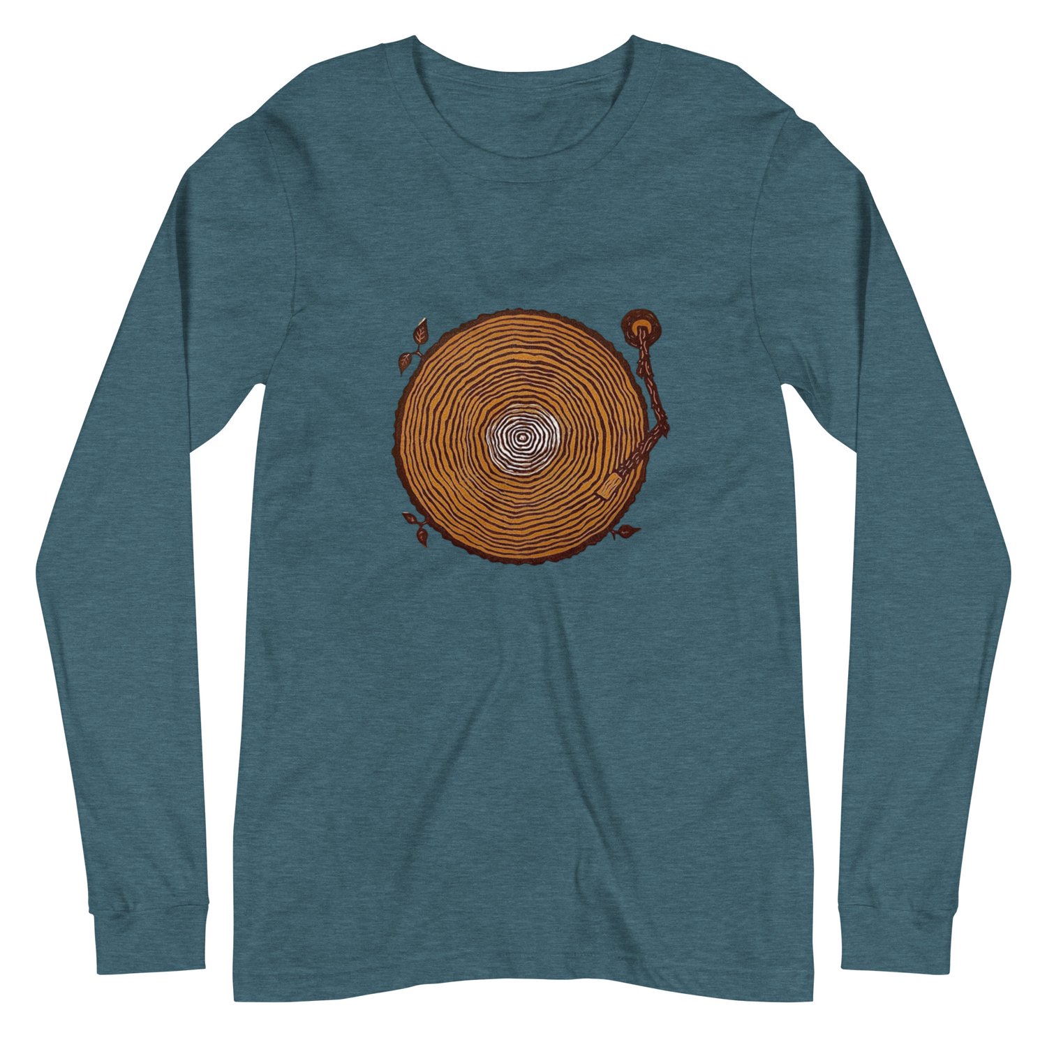 Image of Cross-Section Long Sleeve Tee - Bella+Canvas