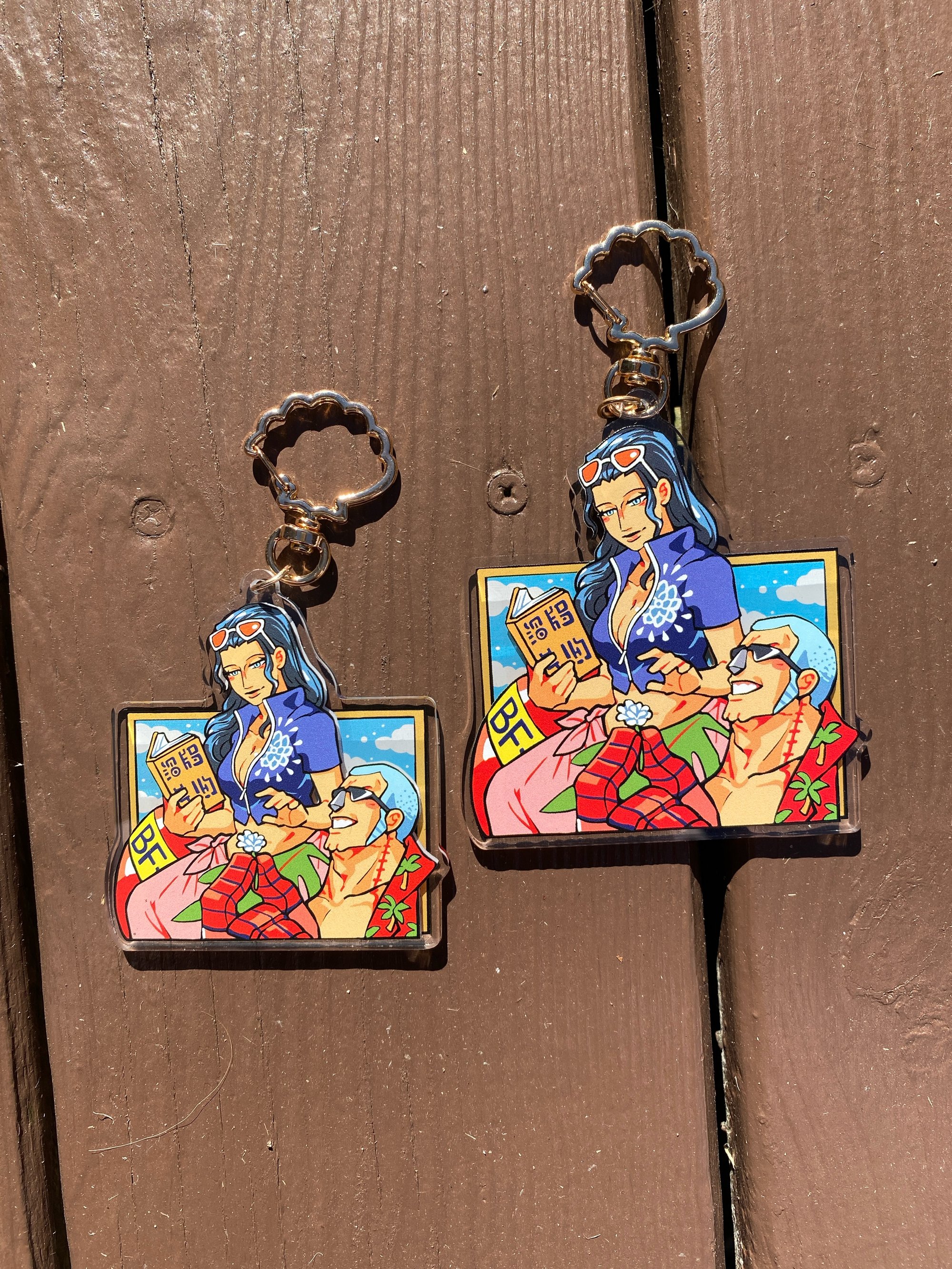 Pirate Layered Keychains | laropins