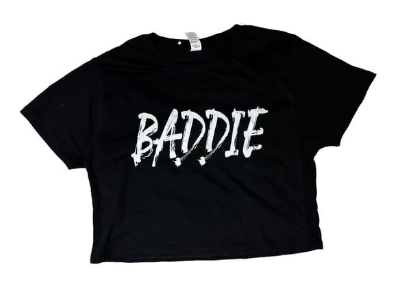 Image of “Baddie” Unisex crop top