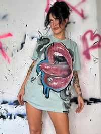 Image 3 of “GOOD DRIP” CUSTOM PAINTED T-SHIRT LARGE