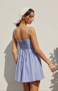 Image 1 of Denim striped dress