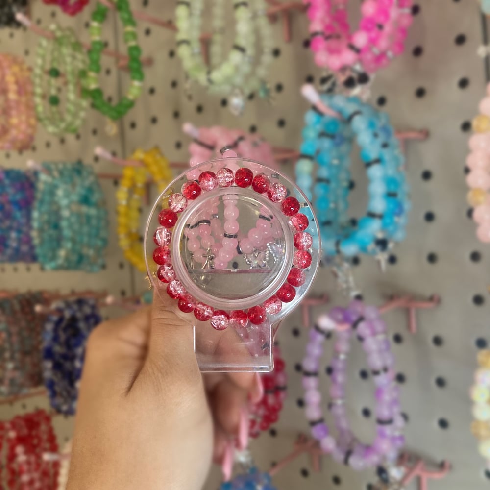 Image of Red Beaded