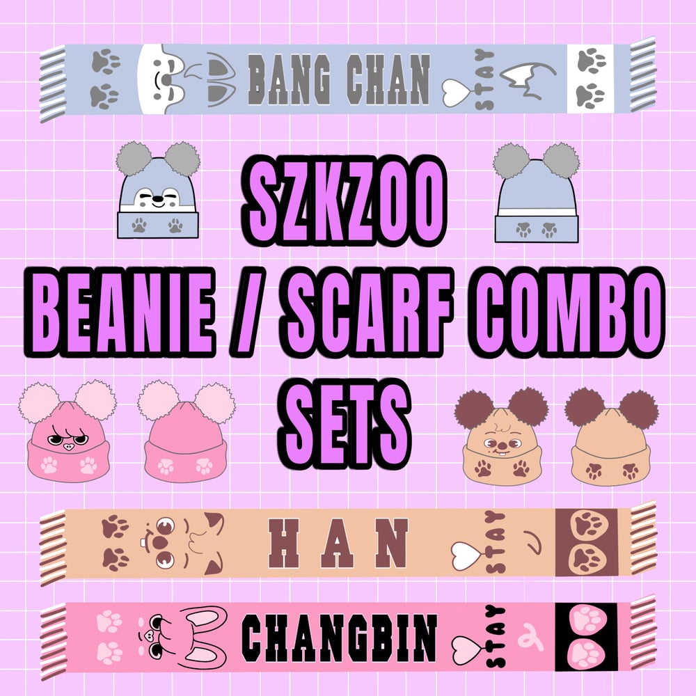 Image of SKZoo SCARF / BEANIE Combo Sets (Pre-Order)