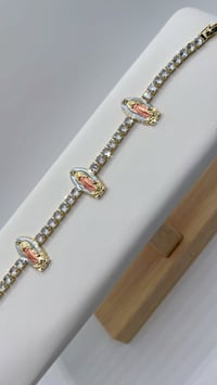 Image 3 of GOLD DIAMOND VIRGENCITA BRACELET 