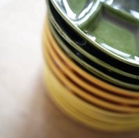 Image 7 of Assiette à fondue Longchamp verte ou jaune