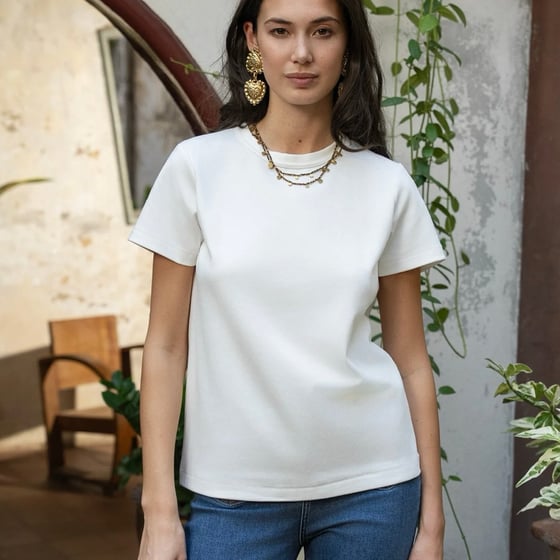 Image of T- Shirt BASIC Blanc