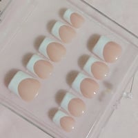 Small- Light Nude French Tips #2