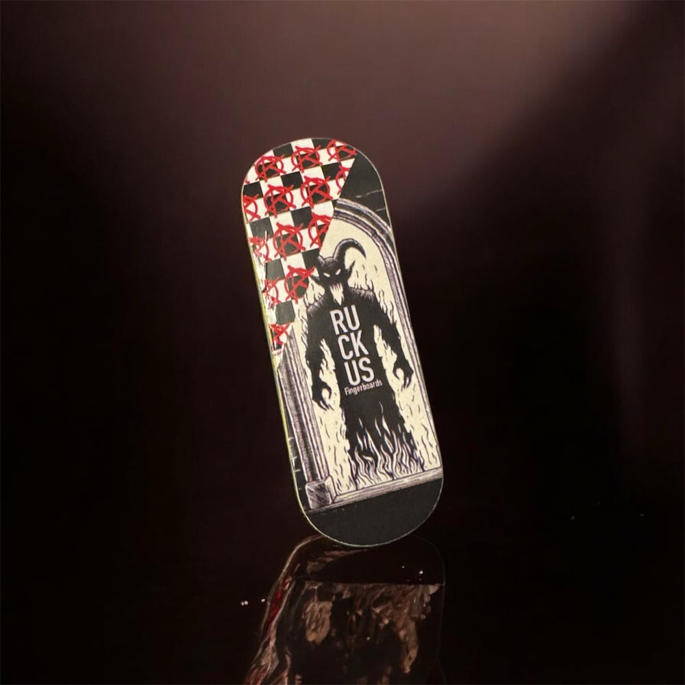 Checkered Demon - Real Wear Graphic | Ruckus Fingerboards