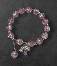 Pink bee bracelet 