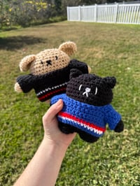 Image 1 of Crochet Heated Rivarly Animal Keychains