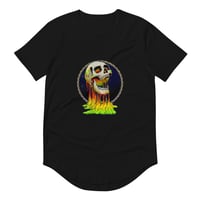 Image 4 of You're Making Me CRAZY! Marvel-inspired Gothic Skull Curved Hem Men's T-Shirt