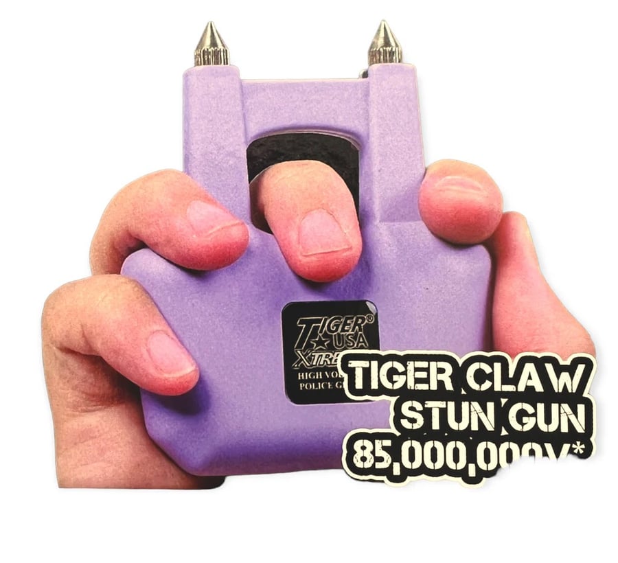 Image of Light Purple Tiger Claw Stun Gun