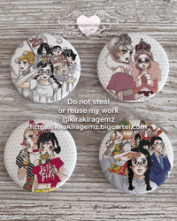 Image 2 of Princess Jellyfish Buttons