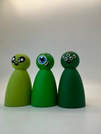 Image 2 of Zorb Zig and Alan the Aliens - Peg Dolls - set of 3