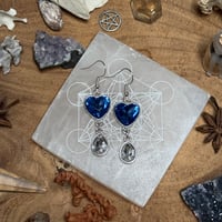 Image 1 of Cinderella Glass Drop Earrings