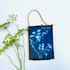 Delightful - Mini Framed Cyanotype